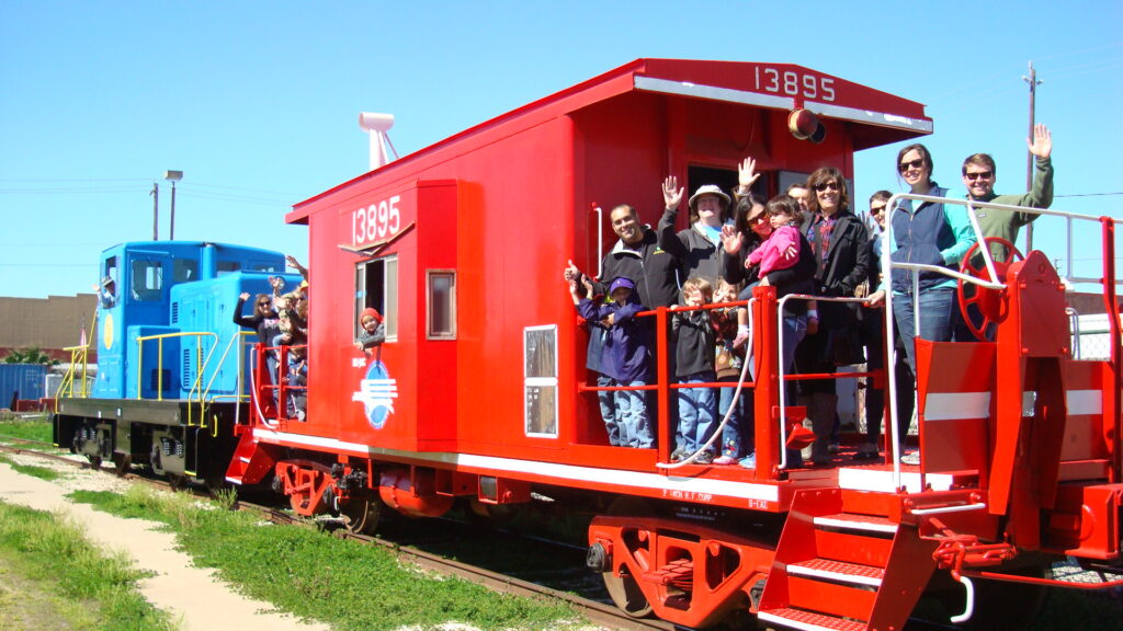 Ride a real caboose on a 15 to 20 minute trip through the museum railyard. Tickets required, weather permitting.